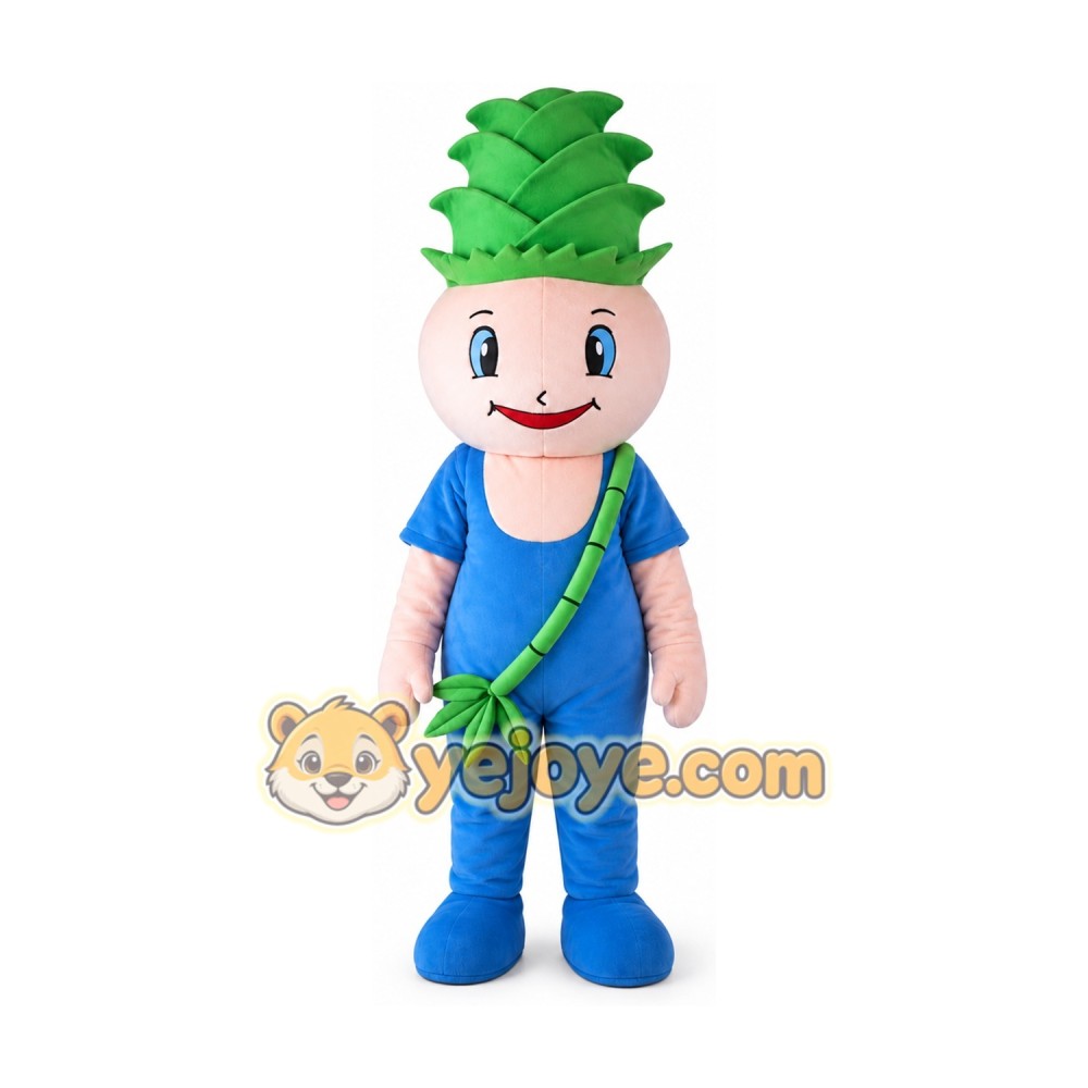 Tender Bamboo Shoots Mascot Costume Tender Bamboo Shoots Mascot Costume