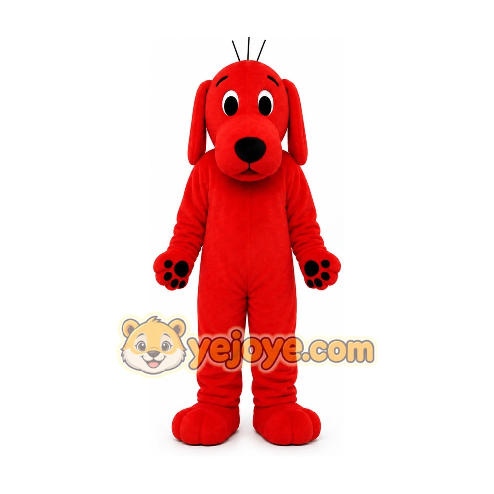 Big Red Dog Mascot Costume Big Red Dog Mascot Costume
