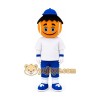 Cartoon Boy in White Shirt Mascot Costume
