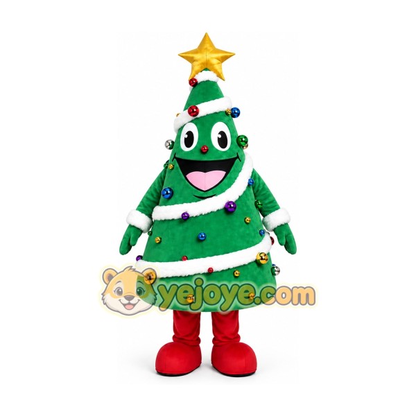 Christmas Tree Mascot Costume Christmas Tree Mascot Costume