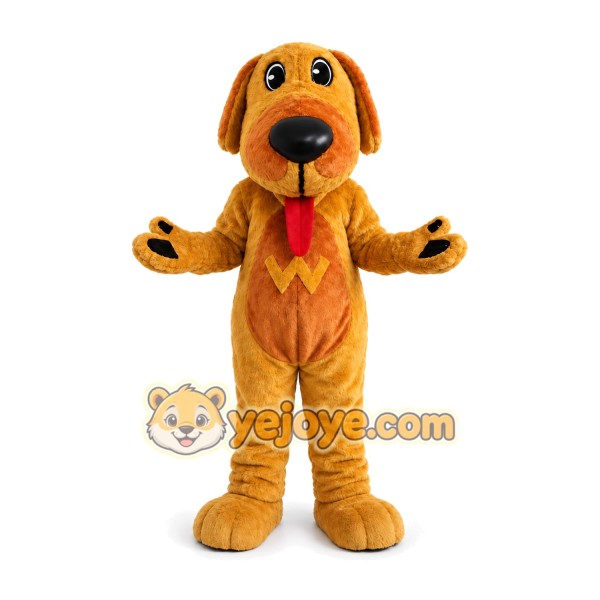 Golden Dog Mascot Costume