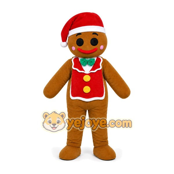 The Gingerbread Man Mascot Costume The Gingerbread Man Mascot Costume