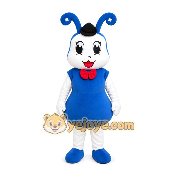 Blue Insect Mascot Costume