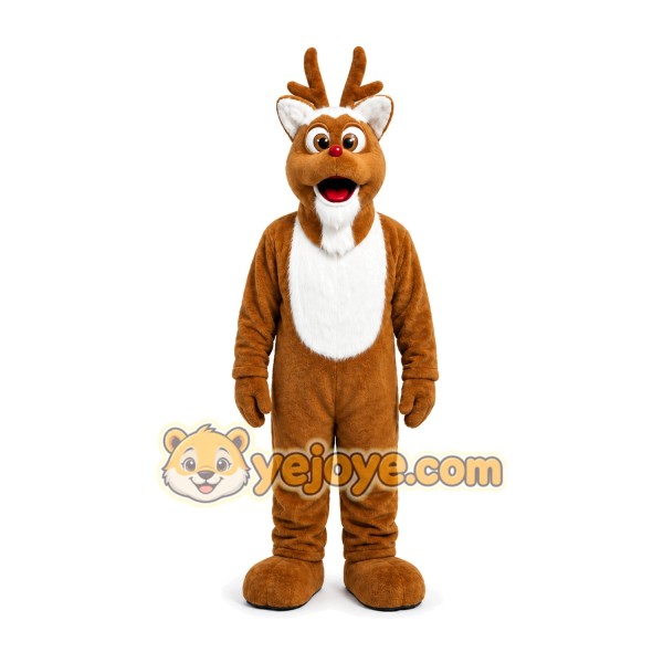 The Red Nose Reindeer Christmas Mascot Costume