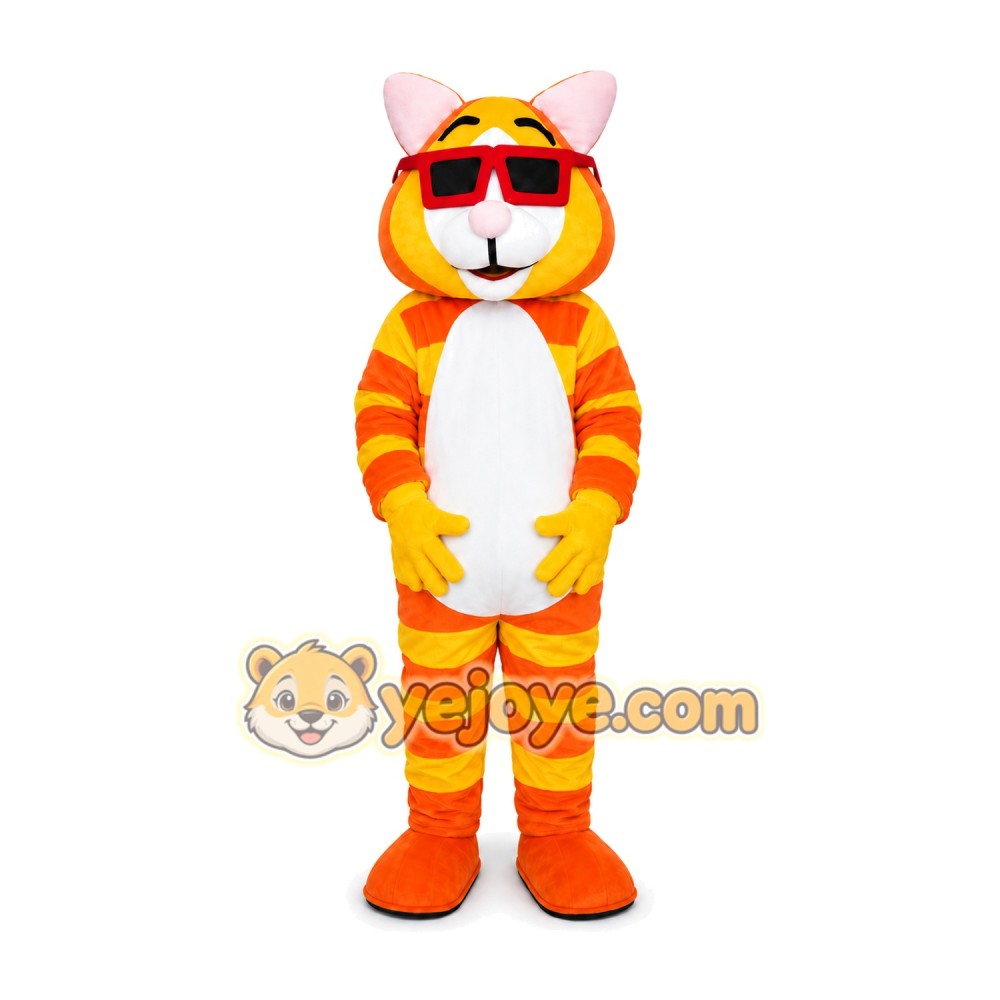 Tigger Mascot Costume Tigger Mascot Costume