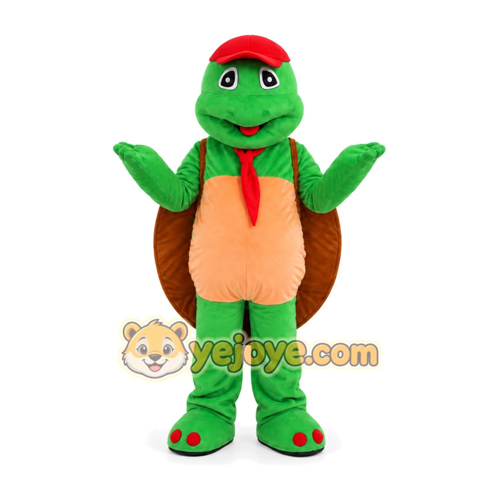 Green Turtle Mascot Costume Green Turtle Mascot Costume