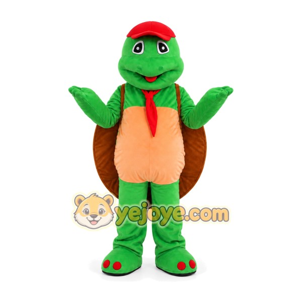 Green Turtle Mascot Costume