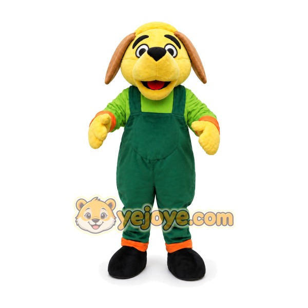 Trousers Yellow Dog Mascot Costume