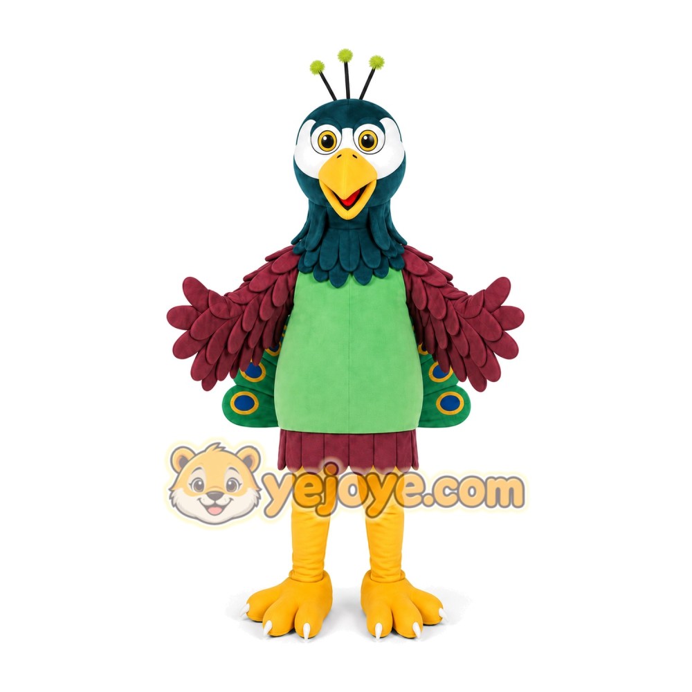 Peacock Mascot Costume Peacock Mascot Costume