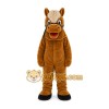 Two People Wear Brown Horse Mascot Costume Two People Wear Brown Horse Mascot Costume