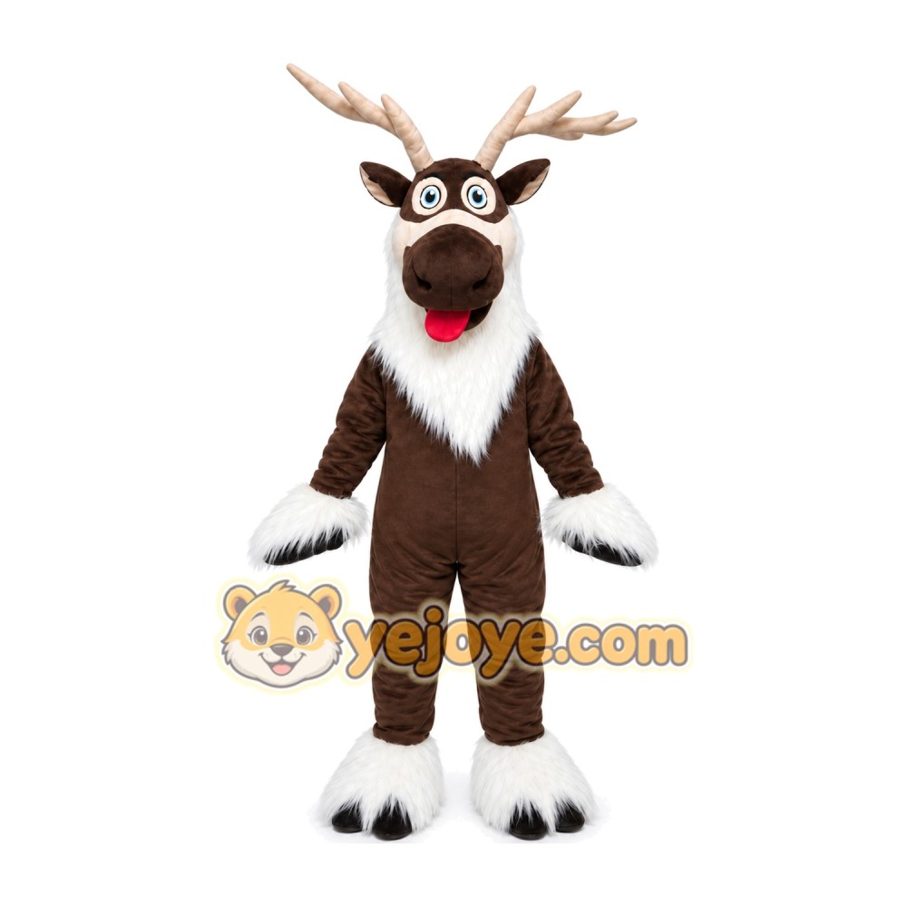 Unisex Adult Deer Mascot Costume Unisex Adult Deer Mascot Costume