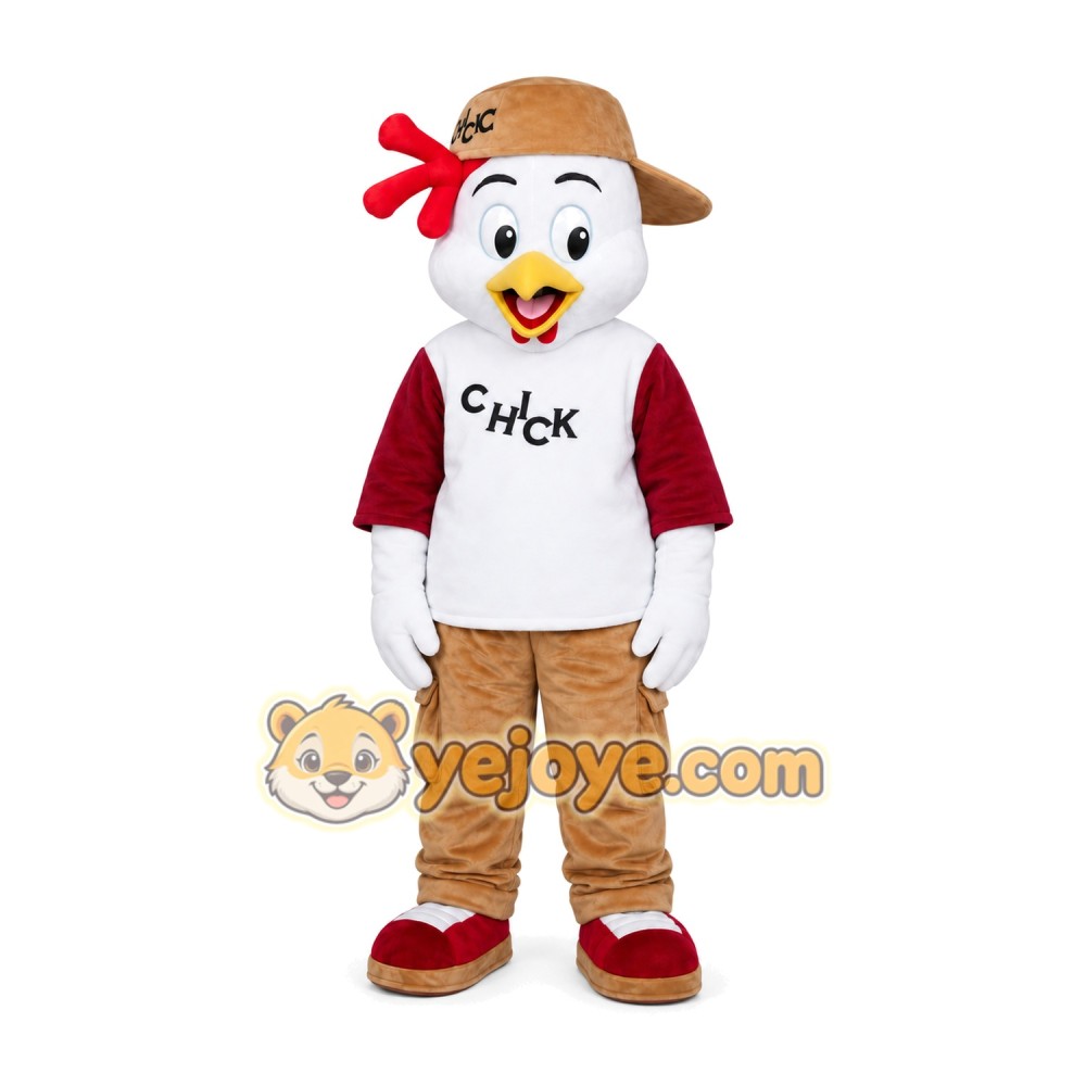 Unisex Chicken Mascot Costume Unisex Chicken Mascot Costume