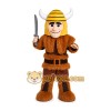 Valorous Viking Warrior Knight Mascot Costume Valorous Viking Warrior Knight Mascot Costume