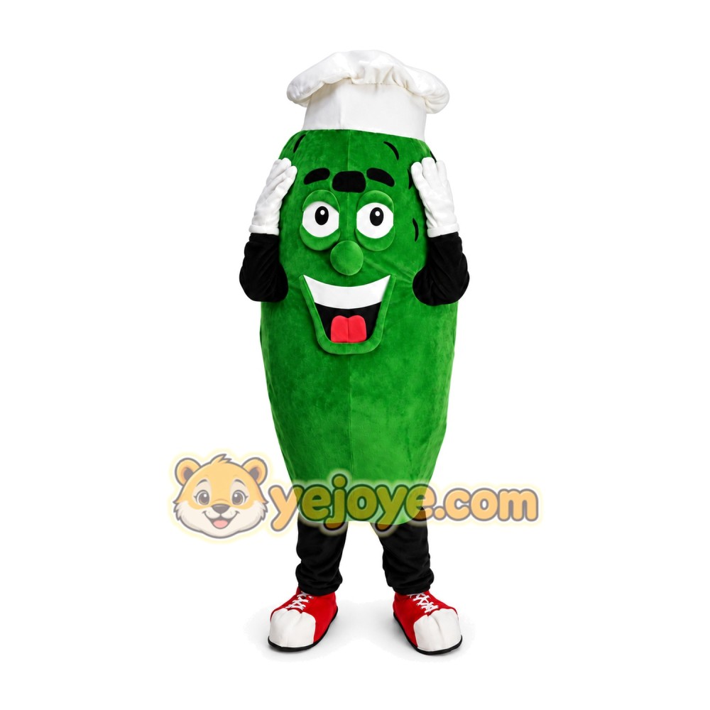 Vegetable Master Chef Mascot Costume Vegetable Master Chef Mascot Costume