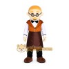 Birthday Brown Gingerbread Man Cartoon Mascot Costume Birthday Brown Gingerbread Man Cartoon Mascot Costume
