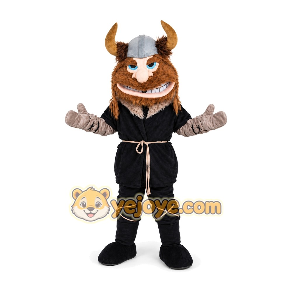 Viking Man Mascot Costume Viking Man Mascot Costume
