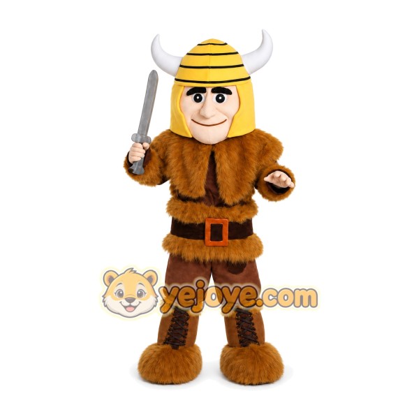 Viking Warrior Knight Mascot Costume