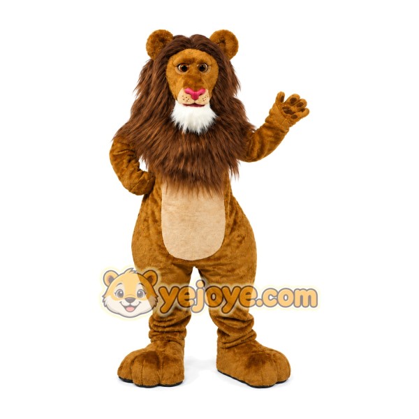 Wally Lion Mascot Costume