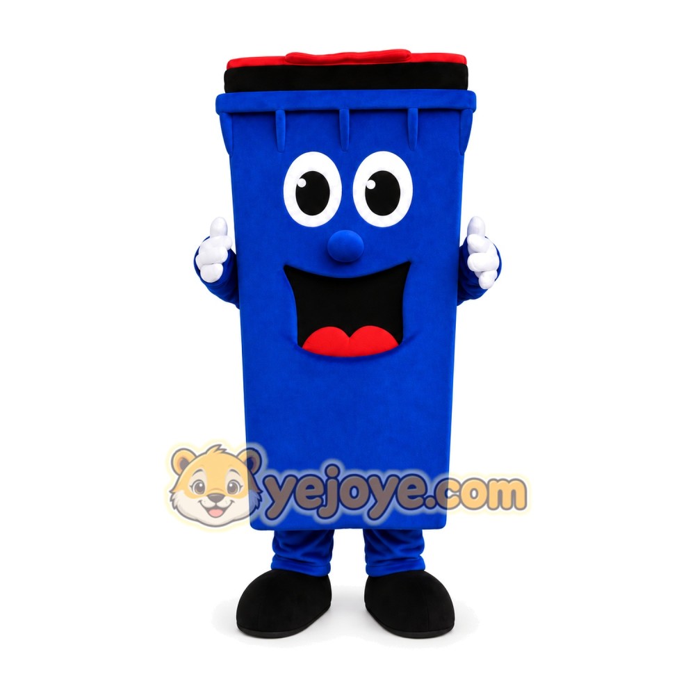 Waste Bin Container Garbage Can Mascot Costume Waste Bin Container Garbage Can Mascot Costume