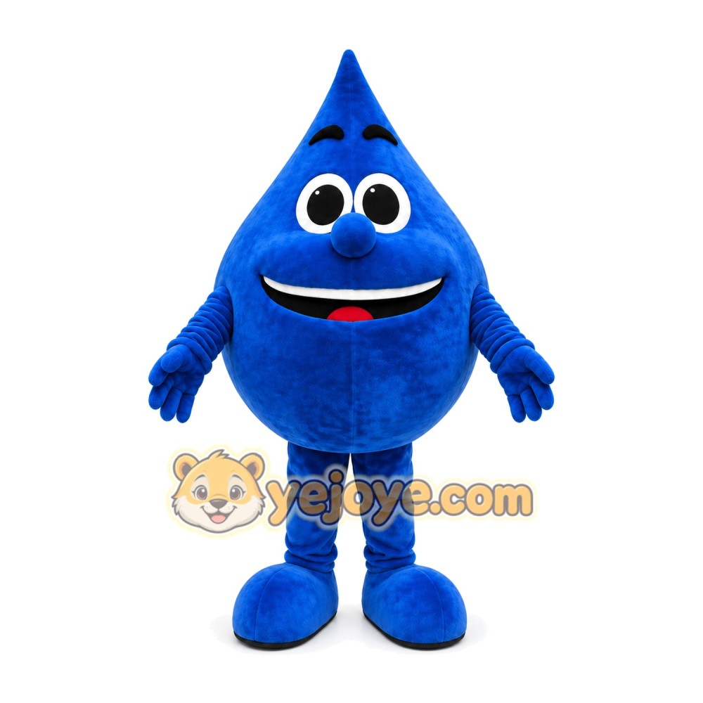 Water Drop Mascot Raindrop Costume Water Drop Mascot Raindrop Costume