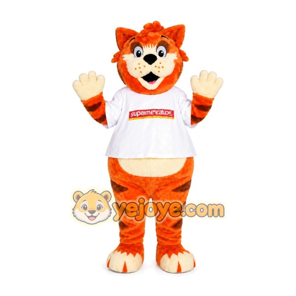 Weatherseal Cat Mascot Costume Weatherseal Cat Mascot Costume
