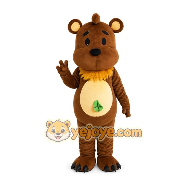 Brown Bear Mascot Costume