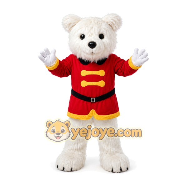 White Bear Mascot Costume Polar Bear
