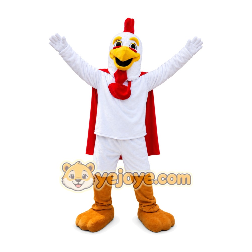 White Big Cock Mascot Costume for Adult White Big Cock Mascot Costume for Adult