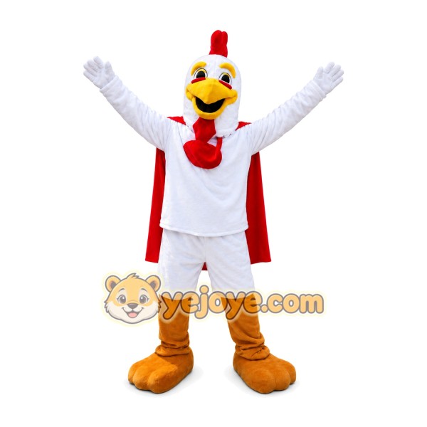 White Big Cock Mascot Costume for Adult White Big Cock Mascot Costume for Adult