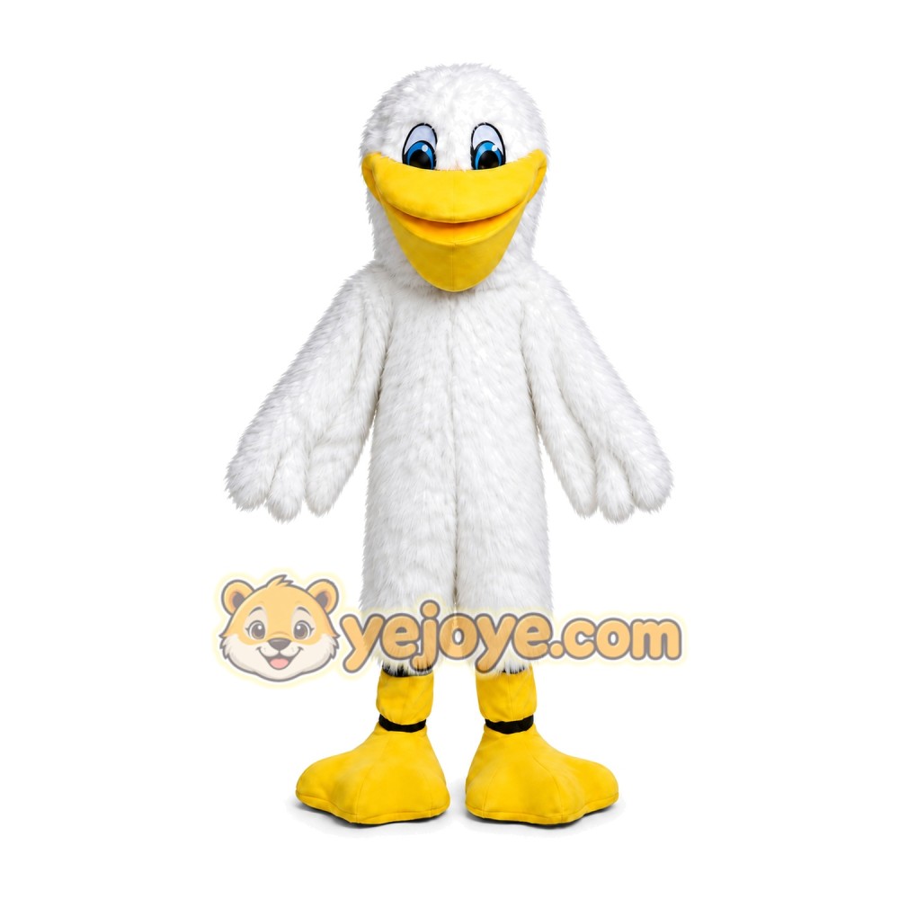 White Bird Turkey Plush Mascot Costume White Bird Turkey Plush Mascot Costume