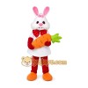 White Bunny Rabbit Mascot Costume White Bunny Rabbit Mascot Costume