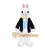 White Easter Bunny Mascot Costume