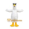 White Goose Mascot Costume White Goose Mascot Costume