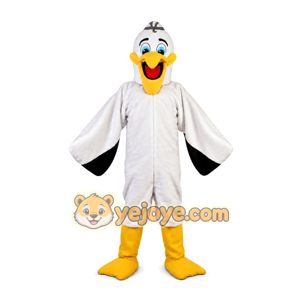 White Pelican Toucan Mascot Costume for Adult White Pelican Toucan Mascot Costume for Adult