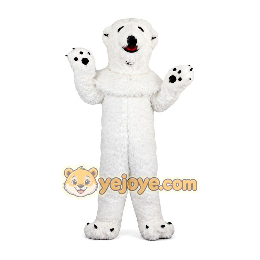 White Polar Bear Mascot Costume for Adult White Polar Bear Mascot Costume for Adult
