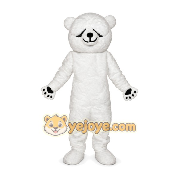 White Polar Bear Mascot Costume