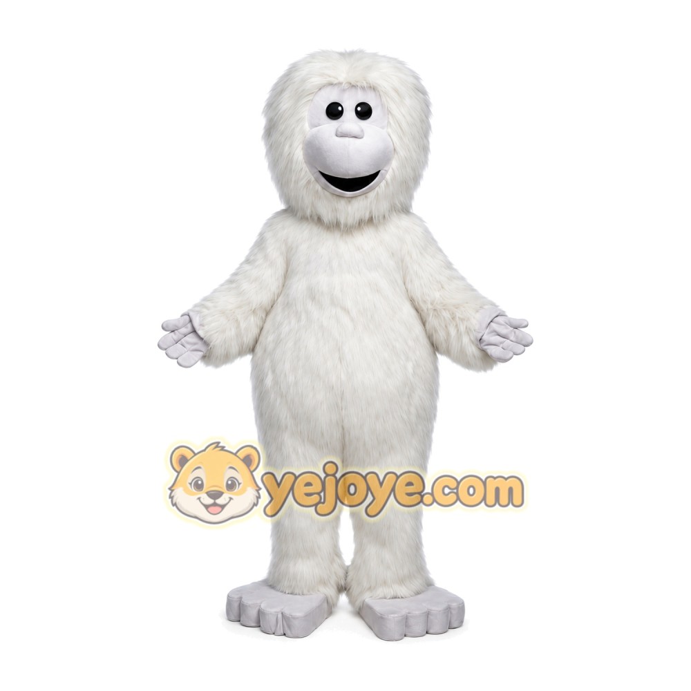 White Snow Strange Cartoon Mascot Costume White Snow Strange Cartoon Mascot Costume