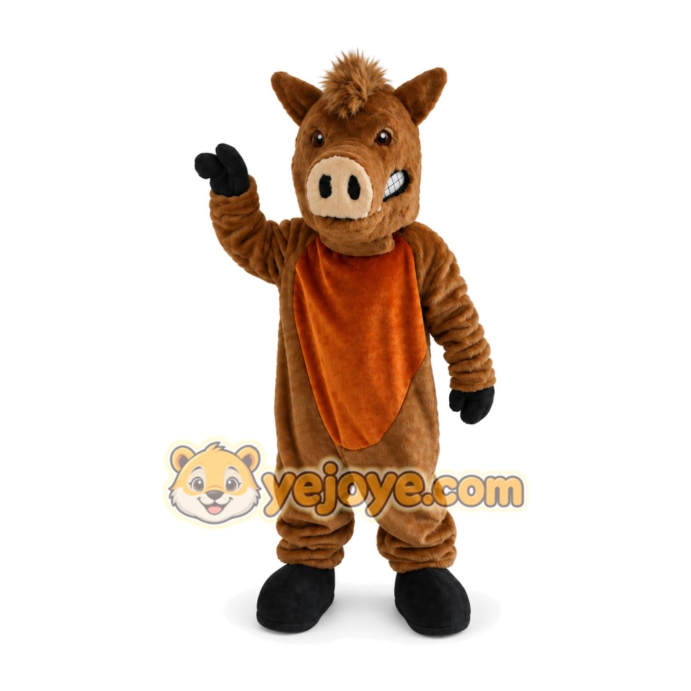 Wild Boar Mascot Plush Hog Mascot Costume