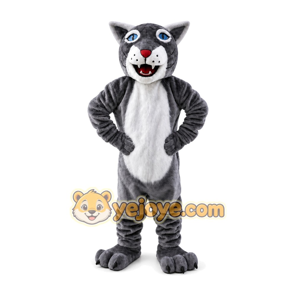 Wild Cat Mascot Bobcat Wildcat Costume