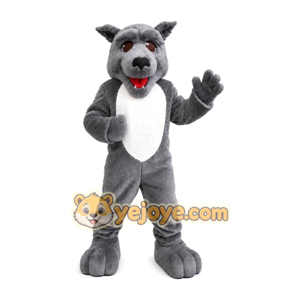 Wolf Hound Dog Mascot Costume Wolf Hound Dog Mascot Costume
