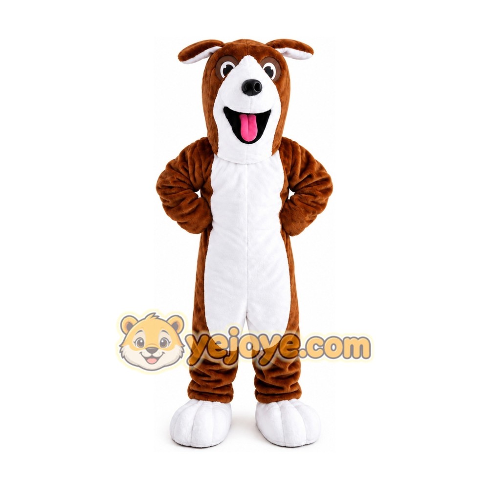 Black Beagle Dog Mascot Costume