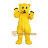 Yellow Bear Mascot Costume for Adult