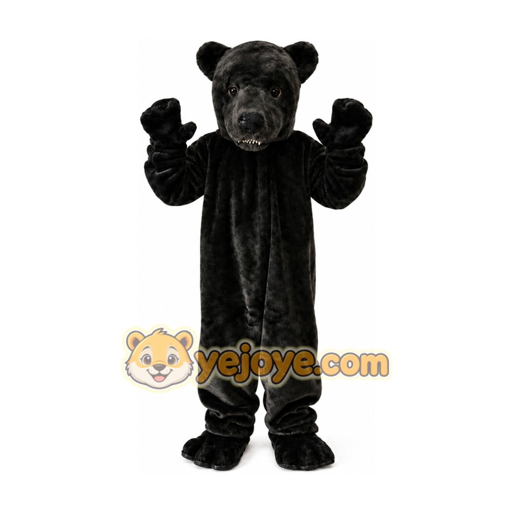 Black Bear Mascot Costume for Adult