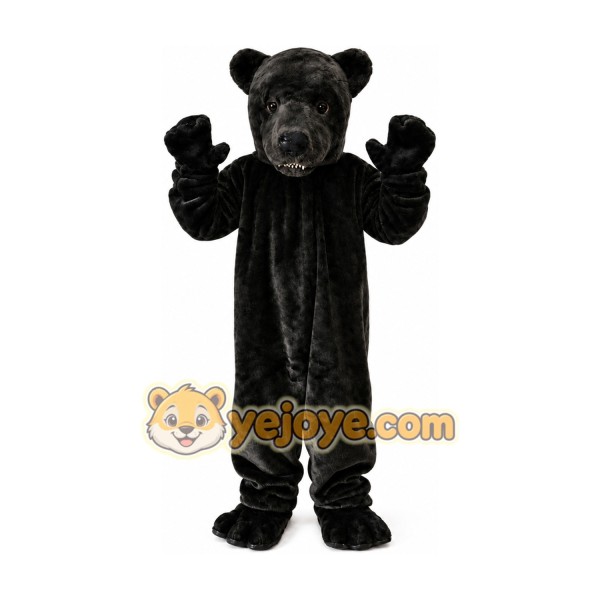 Black Bear Mascot Costume for Adult
