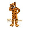 Yellow Brown Leopard Mascot Costume for Adult
