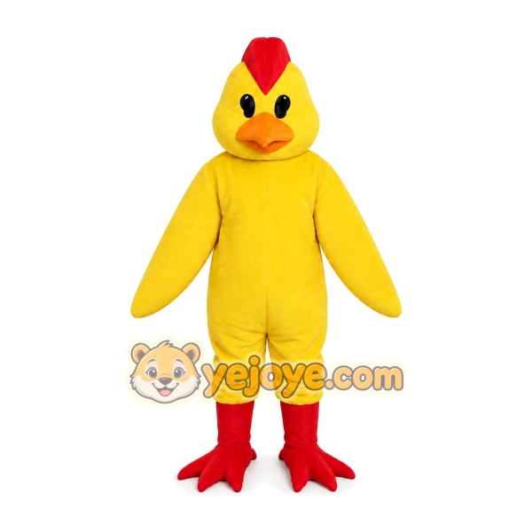 Yellow Chicken Mascot Costume Yellow Chicken Mascot Costume