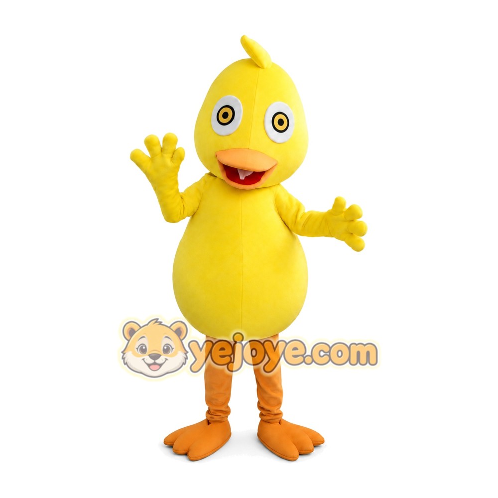 Yellow Chicks Duck Mascot Costume