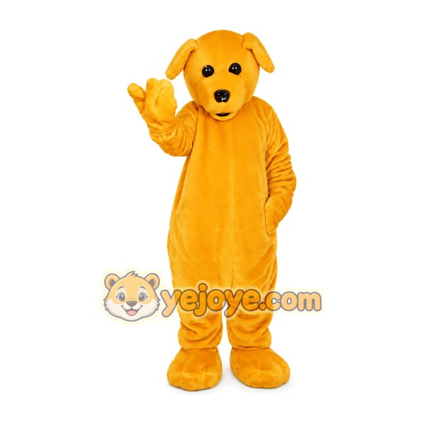 Yellow Dog Animal Mascot Costume Yellow Dog Animal Mascot Costume