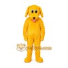 Yellow Dog Cartoon Mascot Costume