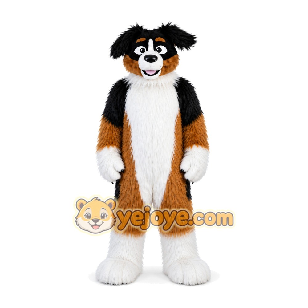 Yellow Dog Husky Mascot Costume for Adult Yellow Dog Husky Mascot Costume for Adult